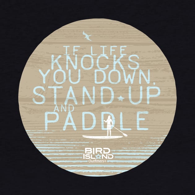 Stand Up Paddling Life by Bird Island Outfitters